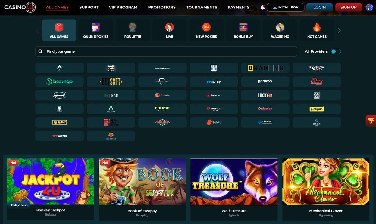 Casino4u Games