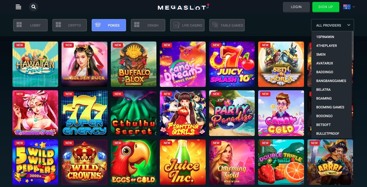 Megaslot Win Casino Bolivia